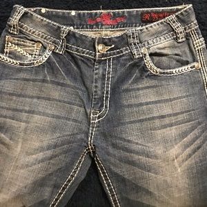 Rock and roll cowgirl boyfriend jeans